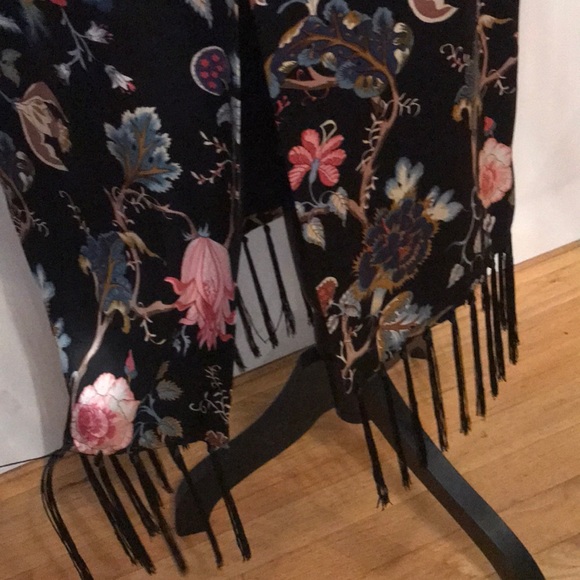 Kelly and Diane Fun and Flirty SILK Fringe Hem Skirt - Picture 3 of 8